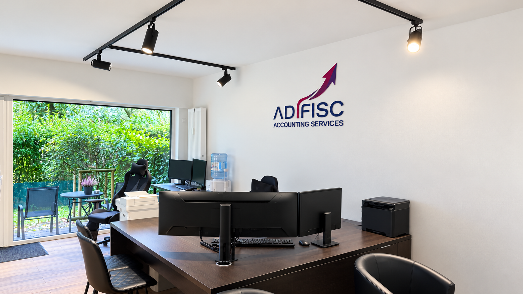 Intérieur du bureau Adifisc à Anderlecht